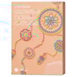 Rörpärlor Midi kit Drömfångare, 1400 pärlor i självlysande mix + 2 pärlplattor