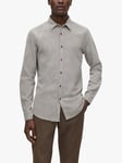BOSS S-Roan Kent Long Sleeve Slim Fit Shirt, Grey