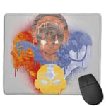 Four Nations Avatar The Last Airbender Customized Designs Non-Slip Rubber Base Gaming Mouse Pads for Mac,22cm×18cm， Pc, Computers. Ideal for Working Or Game