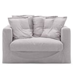 Le Grand Air Loveseat Klädsel Linne, Misty Grey