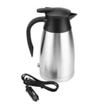 1000ML 12V/24V Stainless Steel Electric In-car Kettle,Travel Thermoses Heating Water Bottle