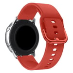 Universal Watch Armband (22mm) Silicone TYS - Röd - TheMobileStore Gear S3 Frontier/Classic