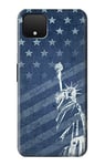 US Flag Liberty Statue Case Cover For Google Pixel 4 XL