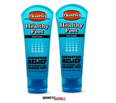 O'Keeffe's for Healthy Feet Foot Cream For Extremely Dry Cracked Feet Tube 2x85g