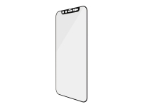 PanzerGlass CamSlider - Skärmskydd för mobiltelefon - dekorerad med Swarovski-kristaller - glas - ramfärg svart - för Apple iPhone 12 mini