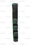 1 x Green & Black 3 Pockets Pencil Golf Club Ball Bags 38" Height Light Weight