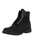 Timberland6-Inch Basic Leather Boots - Black Nubuck