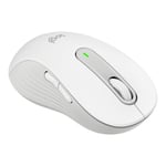 Logitech Signature M650 - mus - 2.4 GHz, Bluetooth - offwhite