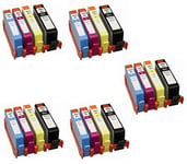 Prestige Cartridge HP364XL Pack de 20 Cartouches d'encre compatible avec Imprimante HP Deskjet/Officejet/Photosmart Séries, Noir/Cyan/Magenta/Jaune