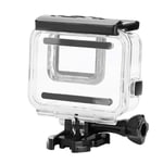 Waterproof Action Camera Case Cover,Sturdy and Durable Underwater Camera Housing Case for Gopro Hero 7 Silver White(Touchable Cover)