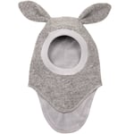 HUTTEliHUT BUNNY elefanthut wool bunny ears – light grey - 4-6år