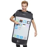 Mens Adult Mobile Phone Man Fancy Dress Costume Cell Fone Outfit New