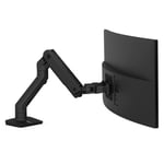 Ergotron HX Desk Monitor Arm - Mounting kit matte black - screen size: up to 49"