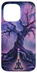 Chakra Méditation Arbre Nature Univers Éléments Coque pour iPhone 14 Pro Max