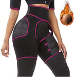 GDZFY 3-in-1 Waist And Thigh Trimmer For Women,High Waist Butt Lifter Waist Trainer,Adjustable Hip Enhancer Shaper Slimming Belt B Xl