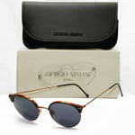 Authentic Giorgio Armani 1997 Vintage Sunglasses Brown Black Mens Womens 377 227
