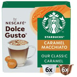 Café Capsules Compatible Dolce Gusto Caramel Macchiato By Nescafé Dolce Gusto Starbucks - 12 Capsules