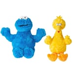 2 st Fro Sesame Street Elmo Cookie Monster Mjuka Plyschleksaker 30Cm