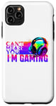 Coque pour iPhone 11 Pro Max Can't Hear You I'm Gaming Casque de jeu vidéo amusant