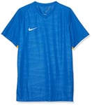 Nike Men's M NK DRY TIEMPO PREM JSY SS T-Shirt, Royal Blue/Royal Blue/University Gold/(White), M