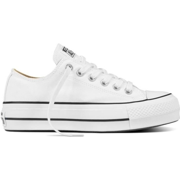 Converses blanches femmes basses sales
