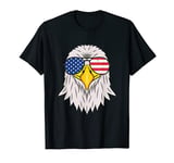Patriotic Eagle 4th Of July USA American Flag Bald Eagle T-Shirt