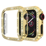 Apple Watch Series 4 44mm rhinestone décor frame - Gold