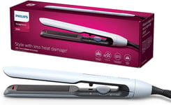 Philips 5000 Series Hair Straightener with ThermoShield Technology in White [Mod
