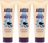 Aussie Miracle Moist Conditioner 200ml | Hydrating | Damage Repair X 3