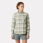 Helly Hansen Dam Lokka Organic Flanellskjorta Grön S