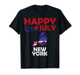 American Independence Day 4th July Veteran New York T-Shirt
