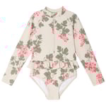 garbo&friends Långärmad Baddräkt Grapes Pink | Rosa | 86/92 cm