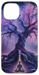 Chakra Méditation Arbre Nature Univers Éléments Coque pour iPhone 14