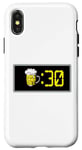 Coque pour iPhone X/XS Bâillon de barbecue Funny Beer Thirty Drinker Graphic pour hommes et femmes