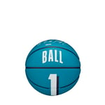 Wilson Basketball, NBA Player Icon Mini, LaMelo Ball, Charlotte Hornets, Outdoor and Indoor
