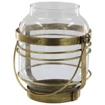 Chic Antique Denmark Hurricane Lykta Antik Mässing M