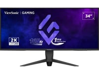 Viewsonic Vx Series Vx3480-2K-Pro, 86,4 Cm (34"), 3440 X 1440 Pixlar, Ultrawide Quad Hd, Led, 1 Ms, Svart
