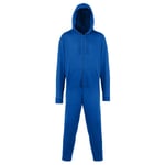 Comfy Co Unisex Plain Hooded All In One Onesie (280 Gsm) Xs Kung