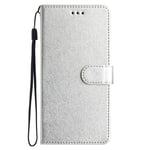 EIDERWOOD iPhone 12 Pro Max Plånboksfodral i Konstläder med Rem - Silver