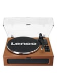 Lenco Ls-430Bn Turntable With Built-In Speakers - Brown