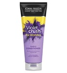John Frieda Violet Crush Purple Conditioner 250ml for Brassy, Blonde Hair