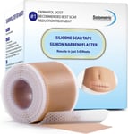 Silicone Scar Sheets(4 Cm X 3M Roll), Reusable Silicone Scar Tape,Medical Grade 