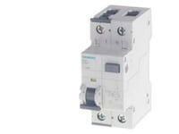 Siemens 5Su1356-1Kk10 Läckagebrytare 2P 10A C 0,03A Typ Ac 6Ka 5Su1356-1Kk10