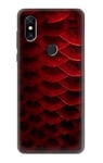 Red Arowana Fish Scale Case Cover For Xiaomi Mi Mix 3