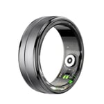 Smart Ring med Hälsoövervakning och träningslägen Strl 11 - Svart R06