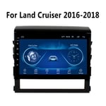 Gps Navigation/Autoradio Head Unit Car Stereo Multimedia 2 Din Audio Radio Video -For Toyota Land Cruiser 2016-2018, 9 Inch Touch Screen With Android Bluetooth Wifi Dsp
