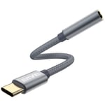 USB C to 3.5mm Audio Adapter Type C to Aux Female Headphone Jack Hi-Res DAC Cable Compatible with Pixel 5 4 3 2 XL Samsung Galaxy S21 S20 Ultra S20+ Note 20 10 S10 S9 Plus iPad Pro One Plus 9 and More