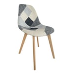 Chaises de salle é manger Doriana en patchwork