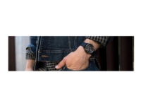 Garmin vívomove Sport - Svart - smartklokke med bånd - silikon - håndleddstørrelse: 125-190 mm - monokrom - Bluetooth, ANT+ - 19 g