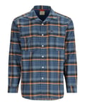 Simms Coldweather Shirt Neptune/Sun Glow Ombre Plaid S
